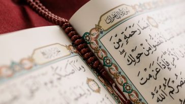 close up of a holy quran